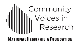 COMMUNITY VOICES IN RESEARCH NATIONAL HEMOPHILIA FOUNDATION trademark