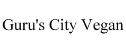 GURU'S CITY VEGAN trademark