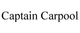 CAPTAIN CARPOOL trademark