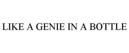 LIKE A GENIE IN A BOTTLE trademark