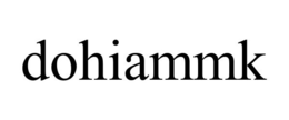 DOHIAMMK trademark