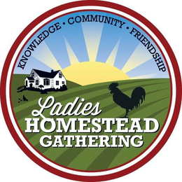 KNOWLEDGE COMMUNITY FRIENDSHIP LADIES HOMESTEAD GATHERING trademark