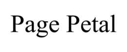 PAGE PETAL trademark