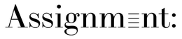 ASSIGNMENT: trademark