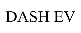 DASH EV trademark