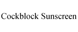 COCKBLOCK SUNSCREEN trademark