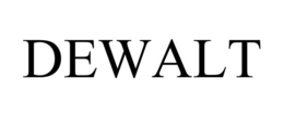 DEWALT trademark