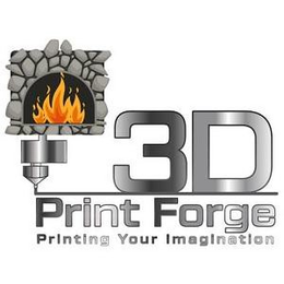 3D PRINT FORGE PRINTING YOUR IMAGINATION trademark