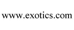 WWW.EXOTICS.COM trademark