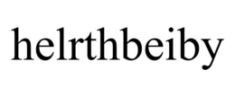 HELRTHBEIBY trademark