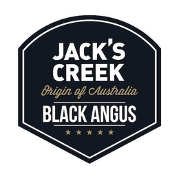 JACK'S CREEK, ORIGIN OF AUSTRALIA, BLACK ANGUS trademark