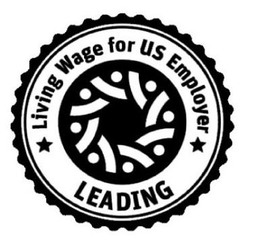 LIVING WAGE FOR US EMPLOYER LEADING trademark