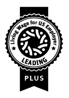 LIVING WAGE FOR US EMPLOYER LEADING PLUS trademark