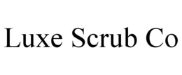 LUXE SCRUB CO trademark