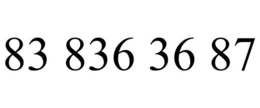 83 836 36 87 trademark