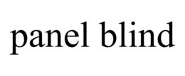PANEL BLIND trademark