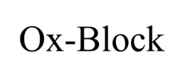 OX-BLOCK trademark