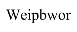 WEIPBWOR trademark