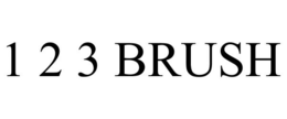 1 2 3 BRUSH trademark