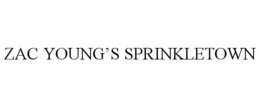 ZAC YOUNG'S SPRINKLETOWN trademark