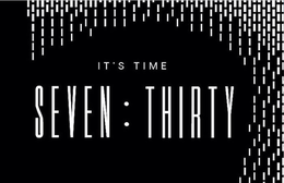 IT'S TIME SEVEN : THIRTY trademark