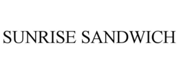SUNRISE SANDWICH trademark