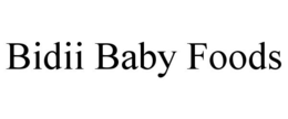 BIDII BABY FOODS trademark
