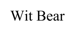 WIT BEAR trademark