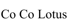 CO CO LOTUS trademark