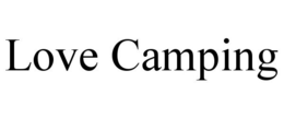 LOVE CAMPING trademark