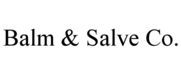 BALM & SALVE CO. trademark