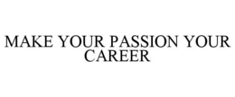 MAKE YOUR PASSION YOUR CAREER trademark