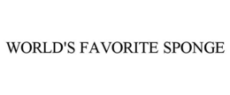 WORLD'S FAVORITE SPONGE trademark