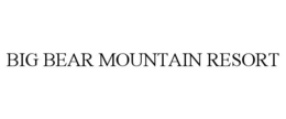 BIG BEAR MOUNTAIN RESORT trademark