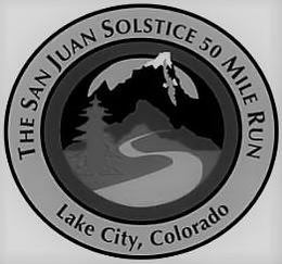 THE SAN JUAN SOLSTICE 50 MILE RUN LAKE CITY, COLORADO trademark