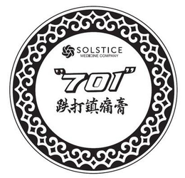 SOLSTICE MEDICINE COMPANY "701" trademark