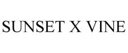 SUNSET X VINE trademark