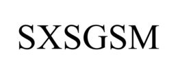 SXSGSM trademark