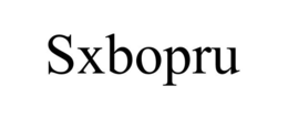 SXBOPRU trademark