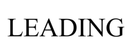 LEADING trademark
