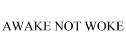 AWAKE NOT WOKE trademark