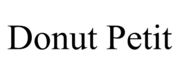 DONUT PETIT trademark