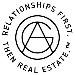 A G RELATIONSHIPS FIRST. THEN REAL ESTATE trademark