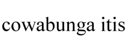 COWABUNGA ITIS trademark