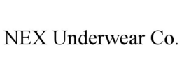 NEX UNDERWEAR CO. trademark