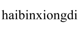 HAIBINXIONGDI trademark