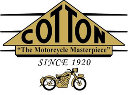 COTTON "THE MOTORCYCLE MASTERPIECE" SINCE 1920 trademark
