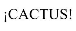 ¡CACTUS! trademark