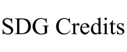 SDG CREDITS trademark