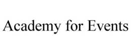 ACADEMY FOR EVENTS trademark